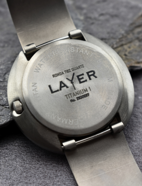 Unique full titanium watch