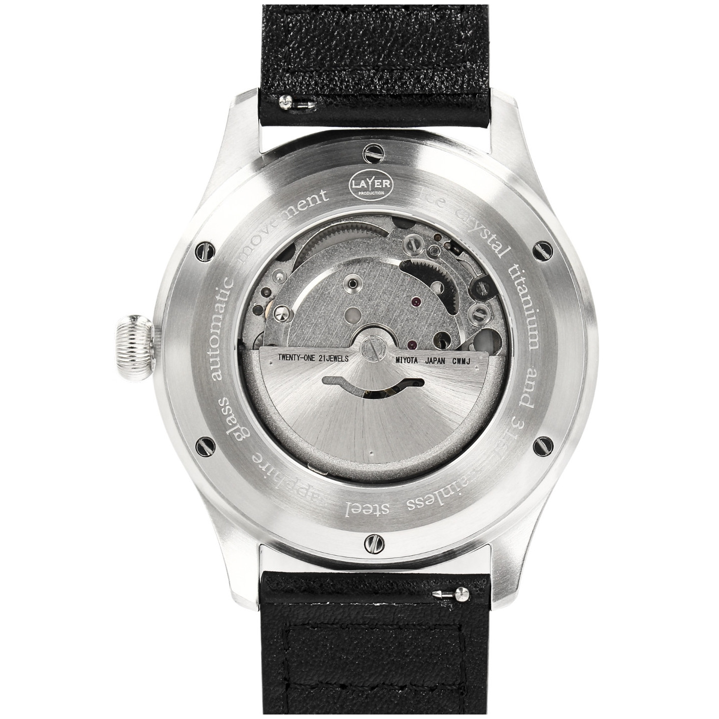 LAYER Production - LWPCT - Automatic watch Crystallized titanium