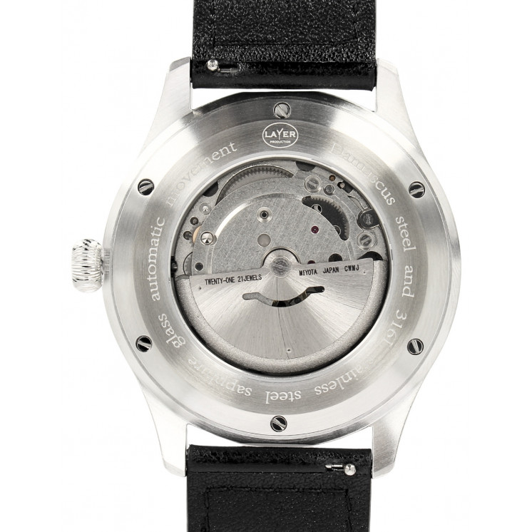 LAYER Production - LWPSD - Automatic Damascus stainless steel watch